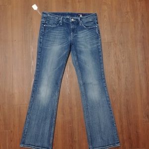 Vigoss Distressed Flare Leg Jeans